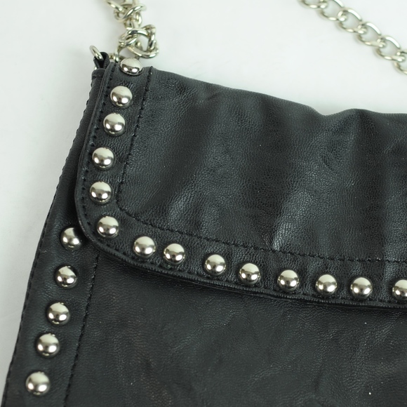 Elegant Black Studded Mini Bag - Picture 3 of 5